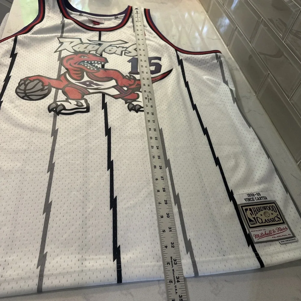 VINCE CARTER  NBA Jersey‎  Toronto Raptors  MENS  3XL MITCHELL & NESS  WHITE
